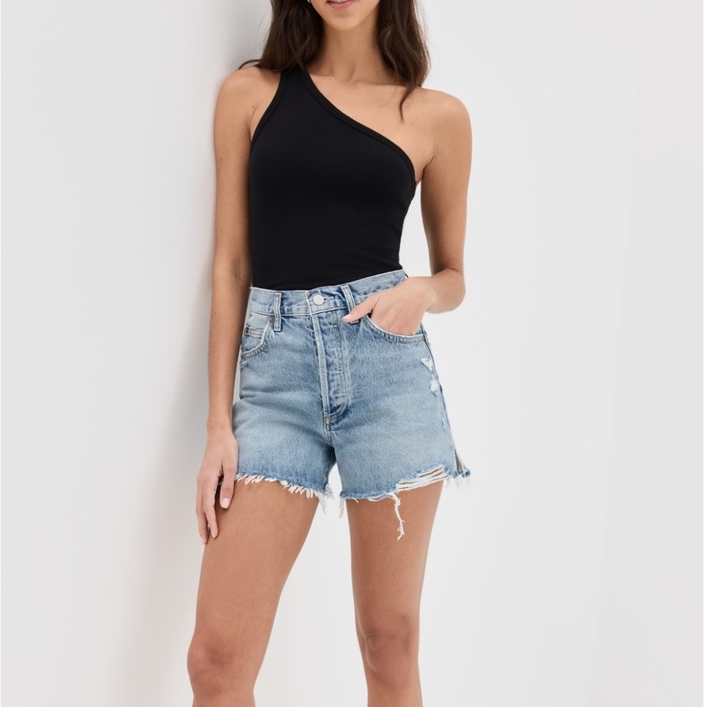 AGOLDE HIGH RISE DEE SHORTS W24